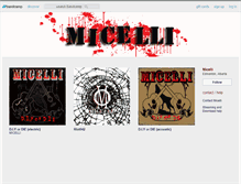 Tablet Screenshot of micelli.bandcamp.com