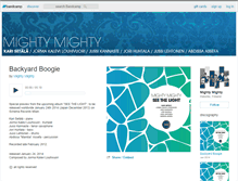 Tablet Screenshot of mightyjazz.bandcamp.com