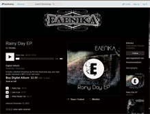 Tablet Screenshot of elenika.bandcamp.com