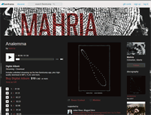 Tablet Screenshot of mahriaskram.bandcamp.com