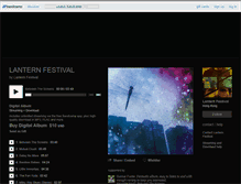 Tablet Screenshot of lanternfestival.bandcamp.com