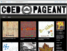 Tablet Screenshot of coedpageant.bandcamp.com