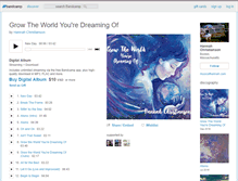 Tablet Screenshot of musicofhannah.bandcamp.com