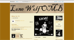 Desktop Screenshot of lonewolfomb.bandcamp.com