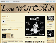 Tablet Screenshot of lonewolfomb.bandcamp.com