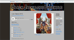 Desktop Screenshot of blackjackalopeensemble.bandcamp.com