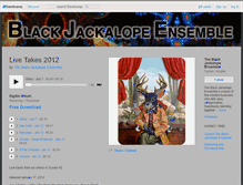 Tablet Screenshot of blackjackalopeensemble.bandcamp.com