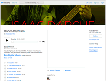 Tablet Screenshot of isaacdarche.bandcamp.com