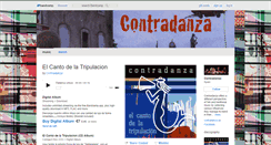 Desktop Screenshot of contradanza.bandcamp.com