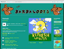 Tablet Screenshot of barbaloots.bandcamp.com