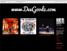 Tablet Screenshot of deegoodz.bandcamp.com
