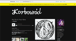 Desktop Screenshot of korbowod.bandcamp.com