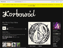 Tablet Screenshot of korbowod.bandcamp.com