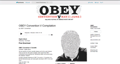 Desktop Screenshot of obeyconvention.bandcamp.com