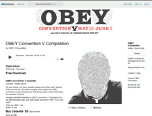 Tablet Screenshot of obeyconvention.bandcamp.com