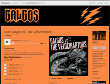 Tablet Screenshot of galgos.bandcamp.com