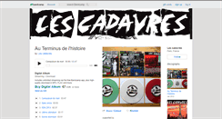 Desktop Screenshot of lescadavres.bandcamp.com