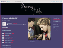 Tablet Screenshot of phraseandfable.bandcamp.com