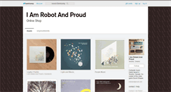 Desktop Screenshot of iamrobotandproud.bandcamp.com