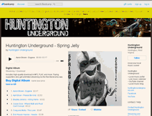 Tablet Screenshot of huntingtonunderground.bandcamp.com