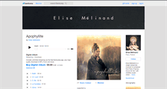 Desktop Screenshot of elise-melinand.bandcamp.com