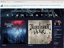 Tablet Screenshot of bloodshotdawn.bandcamp.com