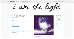Desktop Screenshot of iamthelight.bandcamp.com