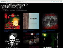 Tablet Screenshot of m-theory.bandcamp.com