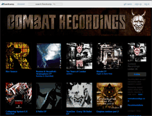 Tablet Screenshot of combatrecordings.bandcamp.com