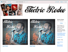 Tablet Screenshot of electricrodeo.bandcamp.com