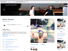Tablet Screenshot of blackracers.bandcamp.com