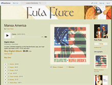 Tablet Screenshot of fulaflute.bandcamp.com