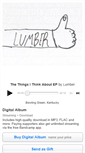 Mobile Screenshot of lumberband.bandcamp.com