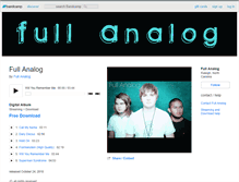 Tablet Screenshot of fullanalog.bandcamp.com