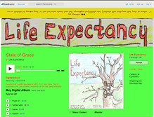 Tablet Screenshot of lifeexpectancy.bandcamp.com