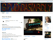 Tablet Screenshot of andyhendrickson.bandcamp.com