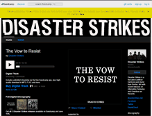 Tablet Screenshot of disasterstrikes.bandcamp.com