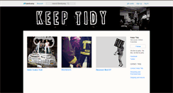 Desktop Screenshot of keeptidy.bandcamp.com