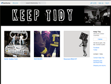 Tablet Screenshot of keeptidy.bandcamp.com
