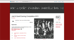 Desktop Screenshot of justaquietevening.bandcamp.com