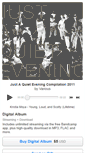 Mobile Screenshot of justaquietevening.bandcamp.com
