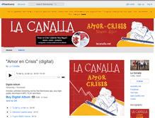 Tablet Screenshot of lacanalla.bandcamp.com
