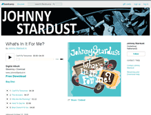 Tablet Screenshot of johnnystardustband.bandcamp.com