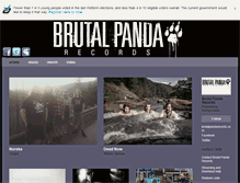 Tablet Screenshot of brutalpandarecords.bandcamp.com