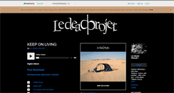 Desktop Screenshot of ledeadprojet.bandcamp.com