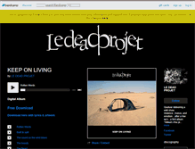 Tablet Screenshot of ledeadprojet.bandcamp.com