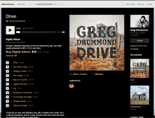 Tablet Screenshot of gregdrummond.bandcamp.com