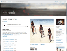 Tablet Screenshot of embark.bandcamp.com