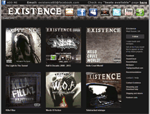 Tablet Screenshot of existence.bandcamp.com