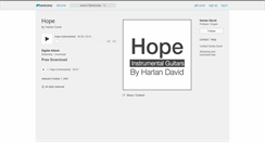 Desktop Screenshot of harlandavid.bandcamp.com